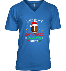 NFL This Is My Christmas Pajama Shirt  Gift For Football Lover Men's V-Neck Men's V-Neck - jonhlittlestore88