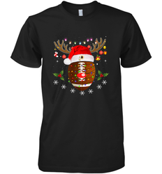 NFL Washington Redskins Football Reindeer Antlers Christmas Funny Gift Men's Premium T-Shirt