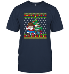 NFL Ugly Christmas Dabbing Santa Football Gift Men's T-Shirt Men's T-Shirt - jonhlittlestore88