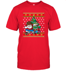 NFL Ugly Christmas Dabbing Santa Football Gift Men's T-Shirt Men's T-Shirt - jonhlittlestore88