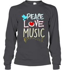 Peace Love Music Hippie Hipster Festival Long Sleeve T-Shirt Long Sleeve T-Shirt - jonhlittlestore88