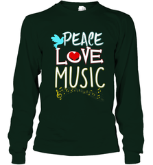 Peace Love Music Hippie Hipster Festival Long Sleeve T-Shirt Long Sleeve T-Shirt - jonhlittlestore88