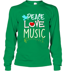 Peace Love Music Hippie Hipster Festival Long Sleeve T-Shirt Long Sleeve T-Shirt - jonhlittlestore88