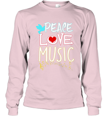 Peace Love Music Hippie Hipster Festival Long Sleeve T-Shirt Long Sleeve T-Shirt - jonhlittlestore88
