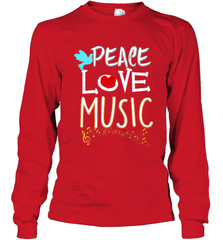 Peace Love Music Hippie Hipster Festival Long Sleeve T-Shirt Long Sleeve T-Shirt - jonhlittlestore88