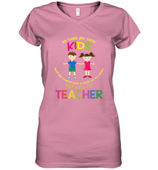 They Call Me Teacher School Kids Fun Appreciation Women's V-Neck T-Shirt Women's V-Neck T-Shirt - jonhlittlestore88
