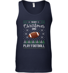 NFL Merry Christmas and Play Football Sports TV Snow Men's Tank Top Men's Tank Top - jonhlittlestore88