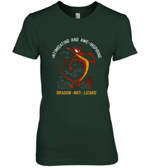 Disney Mulan Mushu Dragon Not Lizard Portrait Women's Premium T-Shirt Women's Premium T-Shirt - jonhlittlestore88
