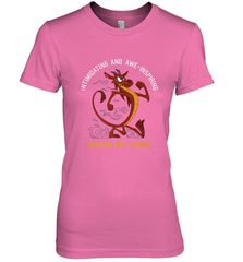 Disney Mulan Mushu Dragon Not Lizard Portrait Women's Premium T-Shirt Women's Premium T-Shirt - jonhlittlestore88