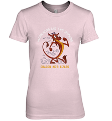 Disney Mulan Mushu Dragon Not Lizard Portrait Women's Premium T-Shirt Women's Premium T-Shirt - jonhlittlestore88