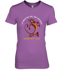 Disney Mulan Mushu Dragon Not Lizard Portrait Women's Premium T-Shirt Women's Premium T-Shirt - jonhlittlestore88
