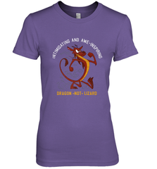 Disney Mulan Mushu Dragon Not Lizard Portrait Women's Premium T-Shirt Women's Premium T-Shirt - jonhlittlestore88