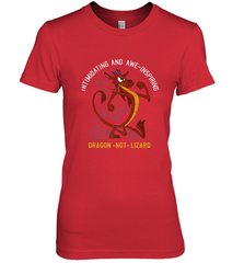 Disney Mulan Mushu Dragon Not Lizard Portrait Women's Premium T-Shirt Women's Premium T-Shirt - jonhlittlestore88