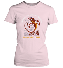 Disney Mulan Mushu Dragon Not Lizard Portrait Women's T-Shirt Women's T-Shirt - jonhlittlestore88