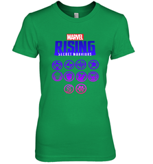 Marvel Rising Secret Warriors Hero Emblem Logo Women's Premium T-Shirt Women's Premium T-Shirt - jonhlittlestore88