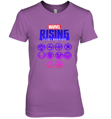 Marvel Rising Secret Warriors Hero Emblem Logo Women's Premium T-Shirt Women's Premium T-Shirt - jonhlittlestore88