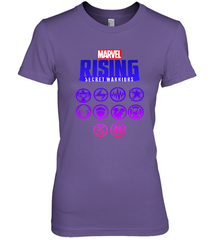 Marvel Rising Secret Warriors Hero Emblem Logo Women's Premium T-Shirt Women's Premium T-Shirt - jonhlittlestore88