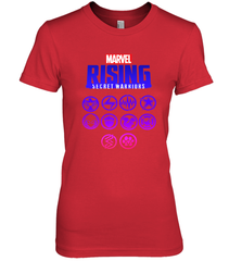 Marvel Rising Secret Warriors Hero Emblem Logo Women's Premium T-Shirt Women's Premium T-Shirt - jonhlittlestore88