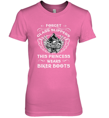 Forget glass slippers this princess wears biker boots Women's Premium T-Shirt Women's Premium T-Shirt - jonhlittlestore88
