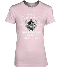 Forget glass slippers this princess wears biker boots Women's Premium T-Shirt Women's Premium T-Shirt - jonhlittlestore88