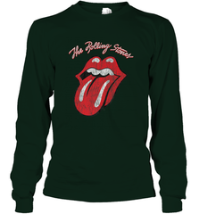 Mens The Rolling Stones Script Tongue Logo Long Sleeve T-Shirt Long Sleeve T-Shirt - jonhlittlestore88