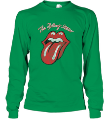 Mens The Rolling Stones Script Tongue Logo Long Sleeve T-Shirt Long Sleeve T-Shirt - jonhlittlestore88