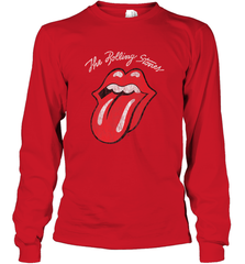 Mens The Rolling Stones Script Tongue Logo Long Sleeve T-Shirt Long Sleeve T-Shirt - jonhlittlestore88