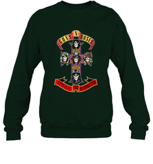 Guns N' Roses Classic Cross Logo Crewneck Sweatshirt Crewneck Sweatshirt - jonhlittlestore88