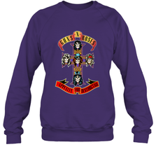 Guns N' Roses Classic Cross Logo Crewneck Sweatshirt Crewneck Sweatshirt - jonhlittlestore88