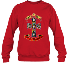 Guns N' Roses Classic Cross Logo Crewneck Sweatshirt Crewneck Sweatshirt - jonhlittlestore88