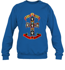 Guns N' Roses Classic Cross Logo Crewneck Sweatshirt Crewneck Sweatshirt - jonhlittlestore88