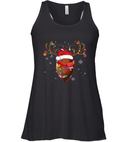 NFL Santa Hat American Football Reindeer Christmas Funny Sport Women's Racerback Tank Women's Racerback Tank / Black / XS Women's Racerback Tank - jonhlittlestore88
