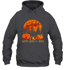 Happy Camp O Ween Funny Camping Halloween Costume Camper RV Hooded Sweatshirt Hooded Sweatshirt - jonhlittlestore88