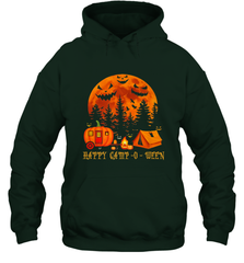 Happy Camp O Ween Funny Camping Halloween Costume Camper RV Hooded Sweatshirt Hooded Sweatshirt - jonhlittlestore88