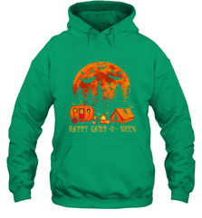 Happy Camp O Ween Funny Camping Halloween Costume Camper RV Hooded Sweatshirt Hooded Sweatshirt - jonhlittlestore88