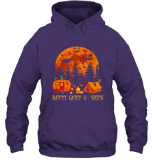 Happy Camp O Ween Funny Camping Halloween Costume Camper RV Hooded Sweatshirt Hooded Sweatshirt - jonhlittlestore88