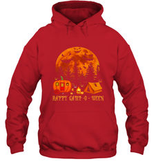 Happy Camp O Ween Funny Camping Halloween Costume Camper RV Hooded Sweatshirt Hooded Sweatshirt - jonhlittlestore88