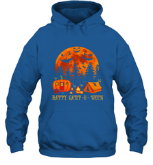 Happy Camp O Ween Funny Camping Halloween Costume Camper RV Hooded Sweatshirt Hooded Sweatshirt - jonhlittlestore88