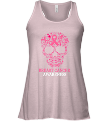 Tattoo Skull Halloween Breast Cancer Awareness Women's Racerback Tank Women's Racerback Tank - jonhlittlestore88