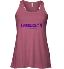 Full Frontal with Samantha Bee Purple Logo Women's Racerback Tank Women's Racerback Tank - jonhlittlestore88