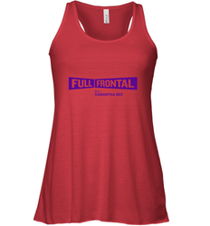 Full Frontal with Samantha Bee Purple Logo Women's Racerback Tank