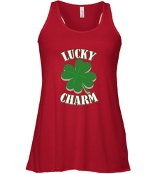 Lucky Charm Novelty St Patricks Day shirt Women's Racerback Tank