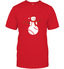 Snowman Baseball Christmas Men's T-Shirt Men's T-Shirt - jonhlittlestore88