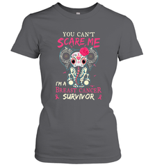 You can't Scare Me I'm Breast Cancer Survivor Elephant Funny Women's T-Shirt Women's T-Shirt - jonhlittlestore88