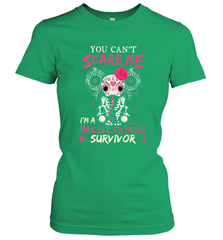 You can't Scare Me I'm Breast Cancer Survivor Elephant Funny Women's T-Shirt Women's T-Shirt - jonhlittlestore88