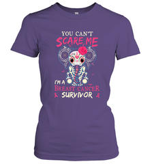 You can't Scare Me I'm Breast Cancer Survivor Elephant Funny Women's T-Shirt Women's T-Shirt - jonhlittlestore88
