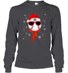 Minnesota Twins Logo Christmas Baseball Player Glasses Santa Hat Pajama Gift Long Sleeve T-Shirt Long Sleeve T-Shirt - jonhlittlestore88