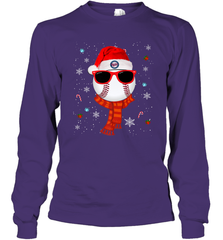 Minnesota Twins Logo Christmas Baseball Player Glasses Santa Hat Pajama Gift Long Sleeve T-Shirt Long Sleeve T-Shirt - jonhlittlestore88