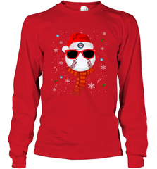 Minnesota Twins Logo Christmas Baseball Player Glasses Santa Hat Pajama Gift Long Sleeve T-Shirt Long Sleeve T-Shirt - jonhlittlestore88