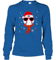 Minnesota Twins Logo Christmas Baseball Player Glasses Santa Hat Pajama Gift Long Sleeve T-Shirt Long Sleeve T-Shirt - jonhlittlestore88